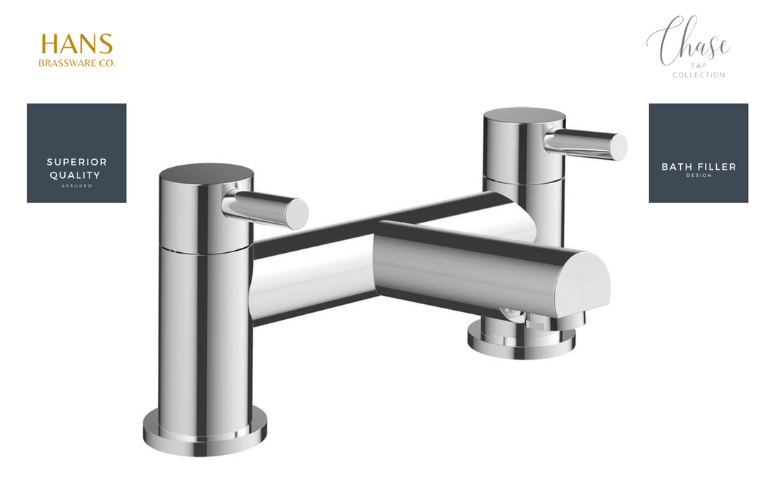 Hans Brassware Co. - Chase - Bath Filler Bathroom Tap - Chrome