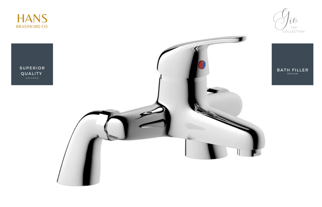 Hans Brassware Co. - Gio - Bath Filler Bathroom Tap - Chrome