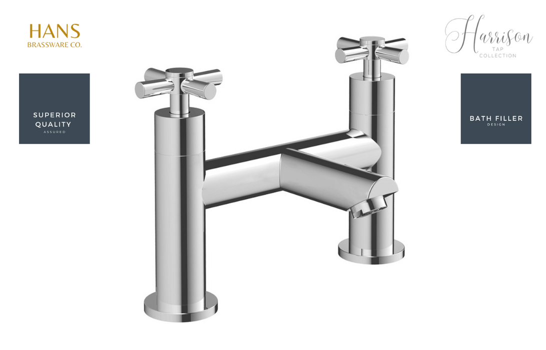 Hans Brassware Co. - Harrison - Bath Filler Bathroom Tap - Chrome