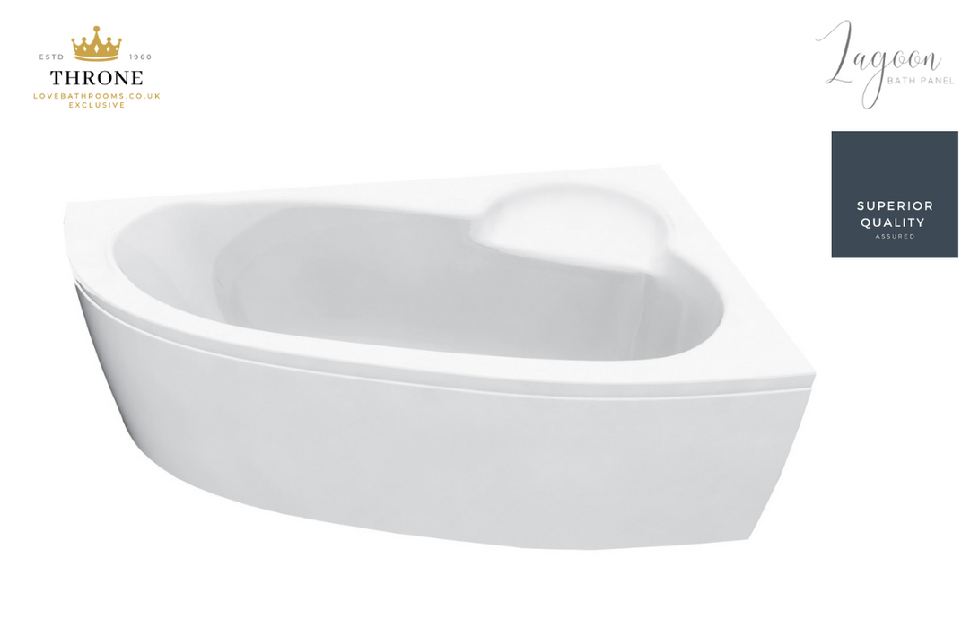 Throne - Lagoon - Offset Corner Bath Panel