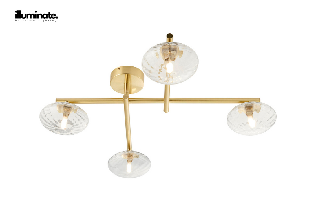 Illuminate - Rey - Ceiling Light - Brushed Brass