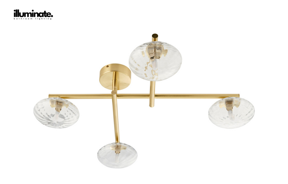 Illuminate - Rey - Ceiling Light - Brushed Brass