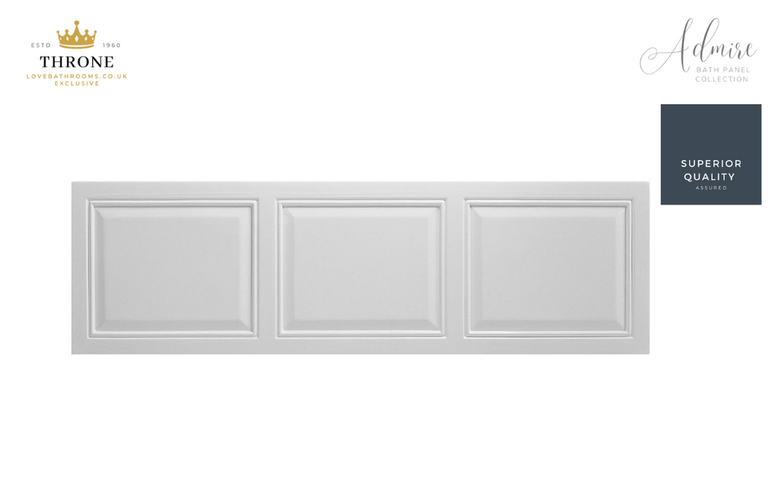 Throne - Admire - 1700mm Front Bath Panel - White