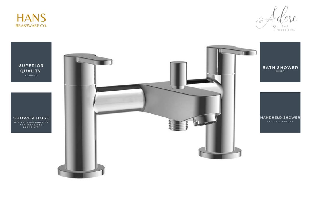 Hans Brassware Co. - Adore - Bath Shower Mixer Bathroom Tap - Chrome