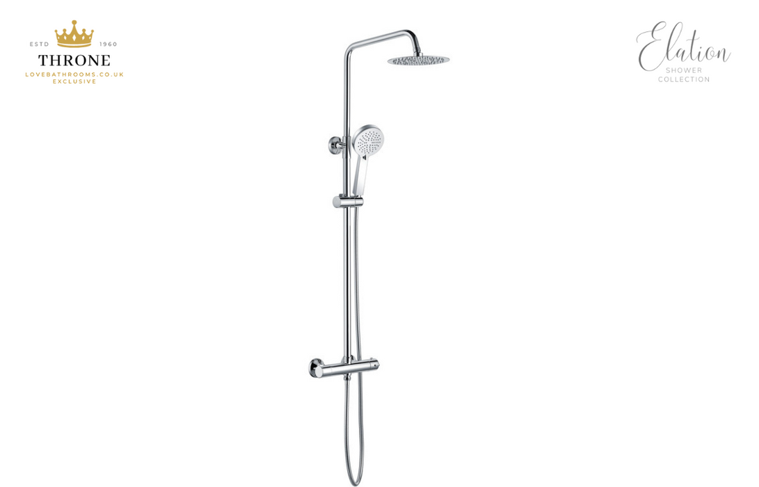 Hans Brassware Co. - Elation - Thermostatic Twin Head Bar Valve Mixer Shower