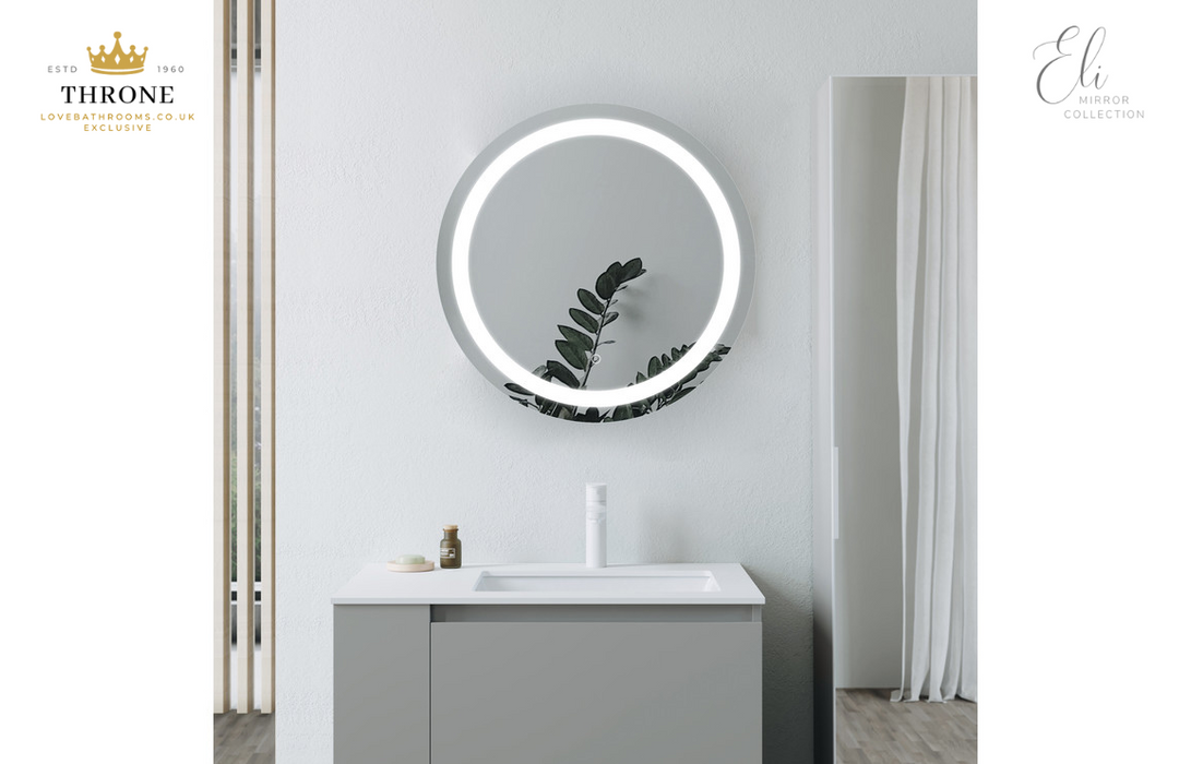 Throne - Eli - 600mm Round Front-Lit LED Bathroom Mirror