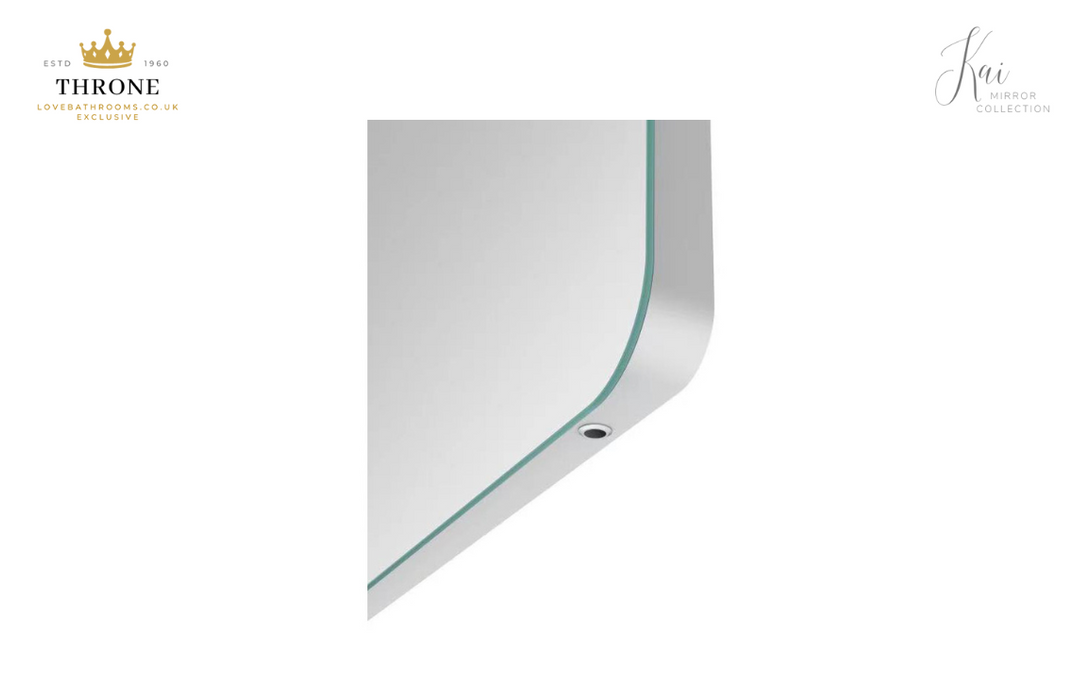 Throne - Kai - 500x700mm - Rectangle Back-Lit LED Bathroom Mirror