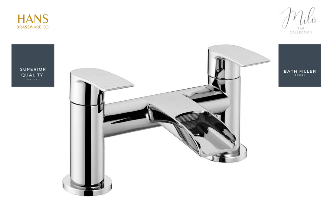 Hans Brassware Co. - Milo - Bath Filler Bathroom Tap - Chrome