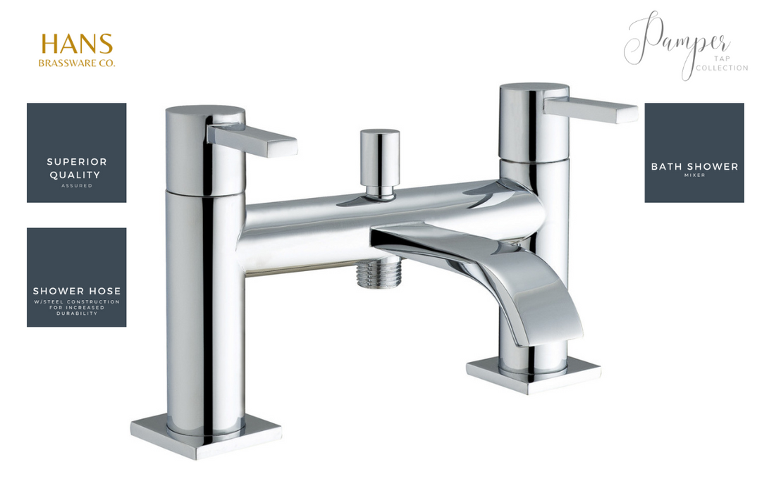 Hans Brassware Co. - Pamper - Bath Shower Mixer Bathroom Tap - Chrome