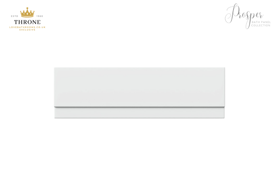 Throne - Prosper - 1600mm Front Bath Panel - White