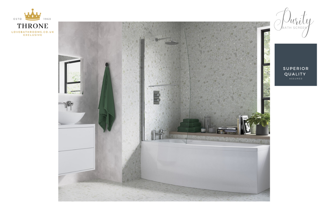 Throne - Purity - Space Saver Bath Screen