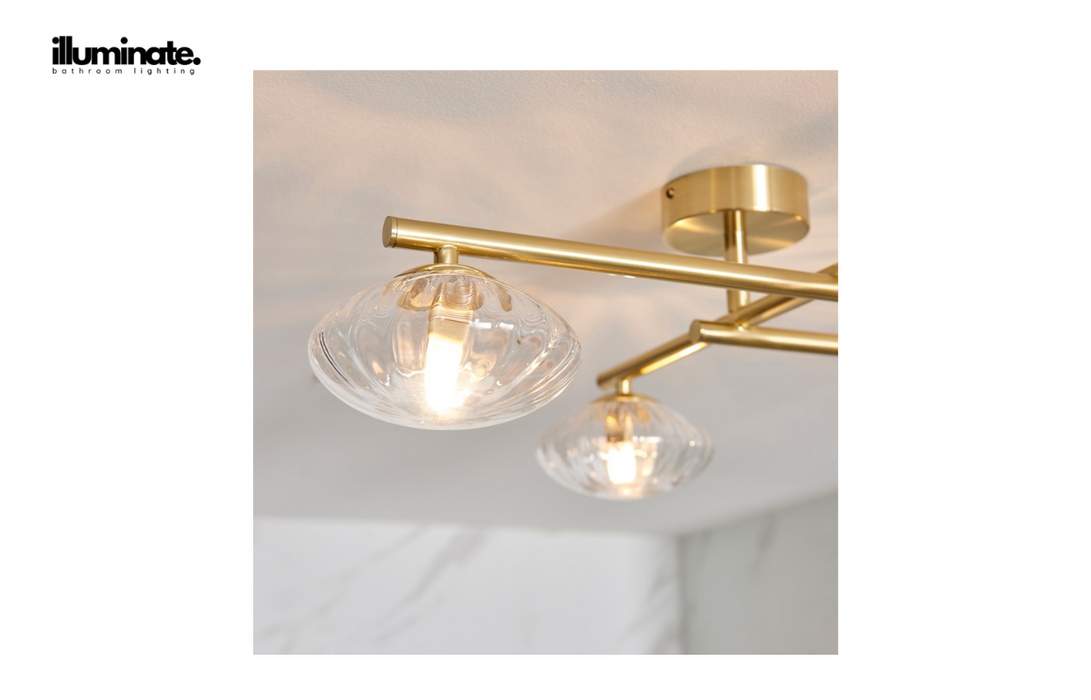 Illuminate - Rey - Ceiling Light - Brushed Brass