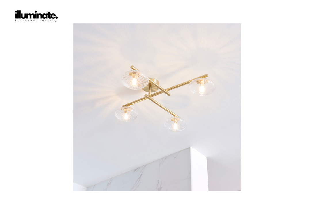 Illuminate - Rey - Ceiling Light - Brushed Brass