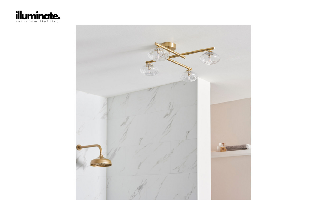 Illuminate - Rey - Ceiling Light - Brushed Brass