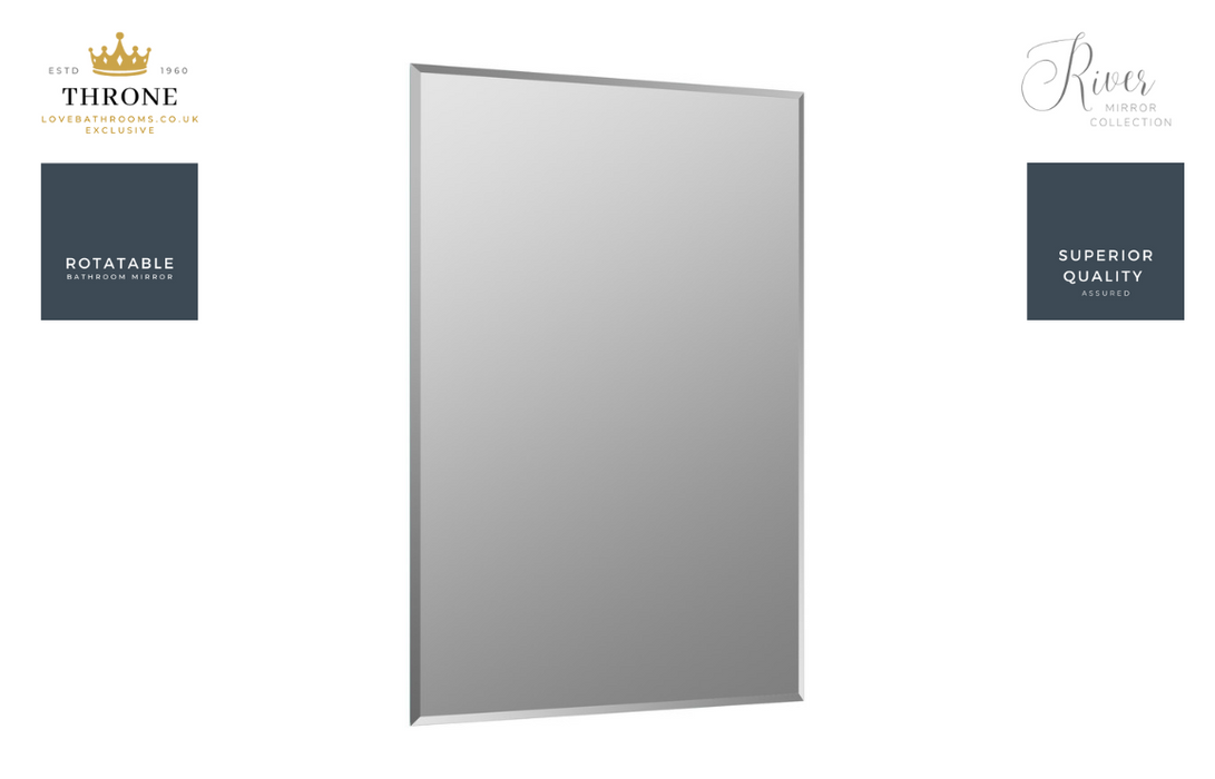 Throne - River - 400x600mm - Rectangle Bathroom Mirror