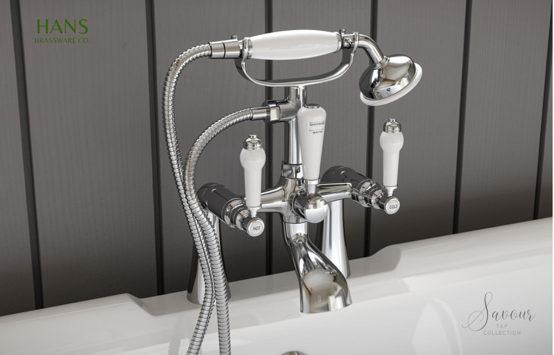 Hans Brassware Co. - Savour - Bath Shower Mixer Bathroom Tap - Chrome