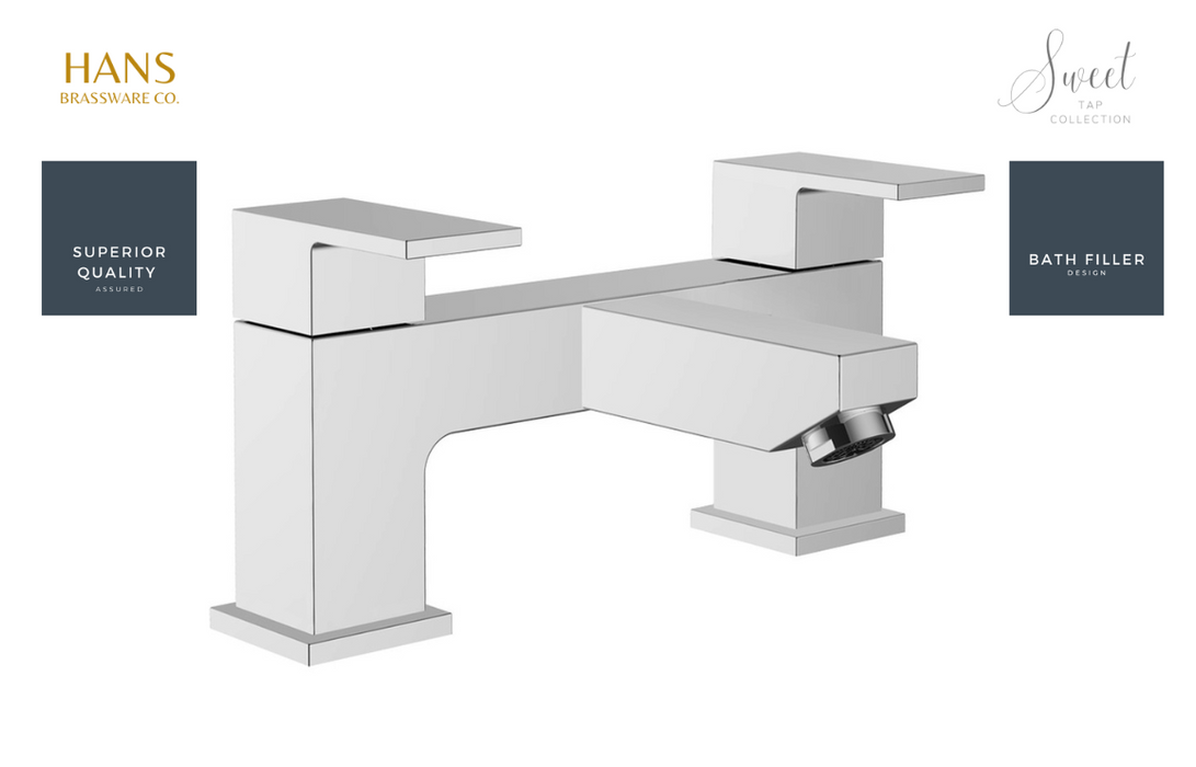 Hans Brassware Co. - Sweet - Bath Filler Bathroom Tap - Chrome