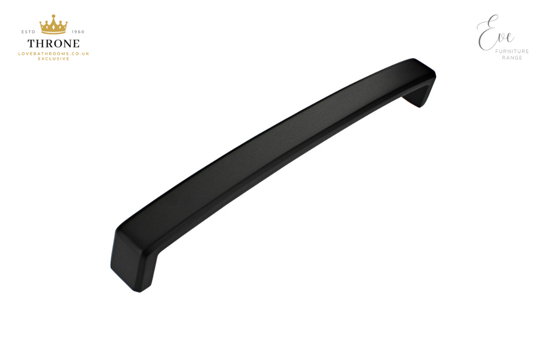 Throne - Eve - Matt Black D Shape Handle (Single)