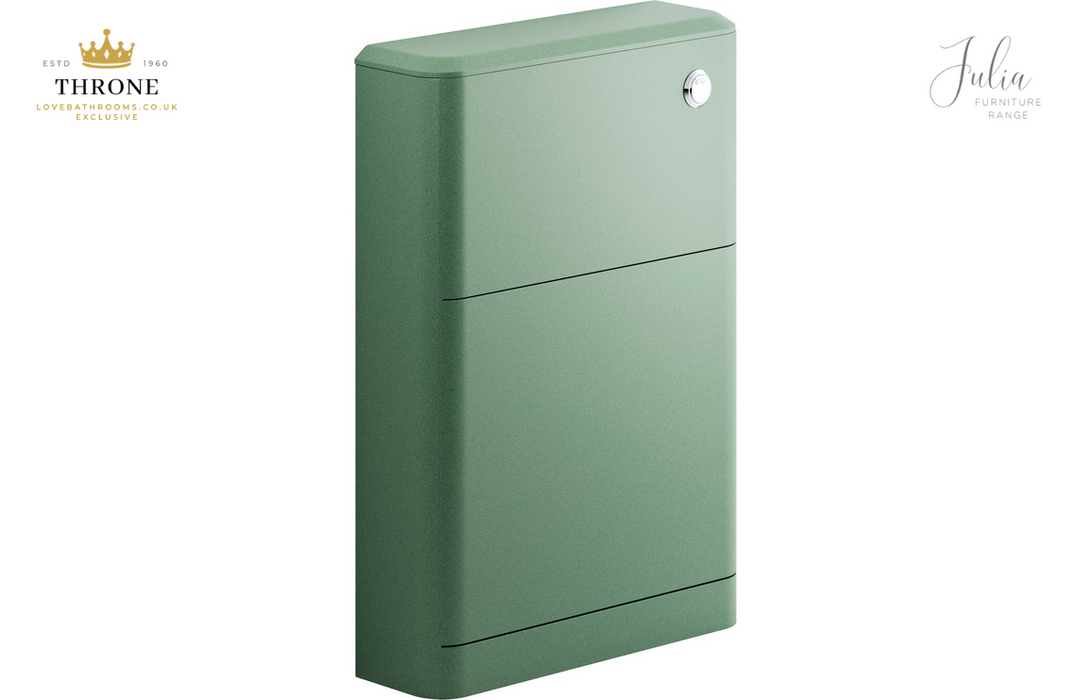 Throne - Julia - 550mm Floor Standing WC Unit - Matt Sage Green