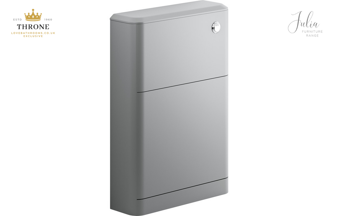 Throne - Julia - 550mm Floor Standing WC Unit - Matt Grey