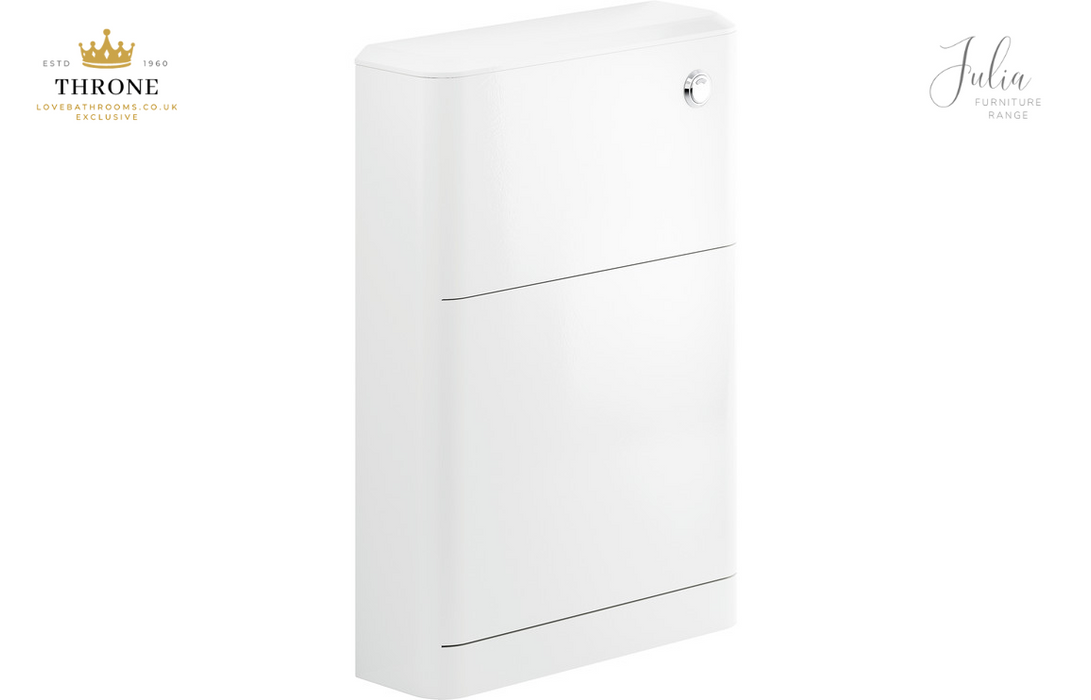 Throne - Julia - 550mm Floor Standing WC Unit - White Gloss